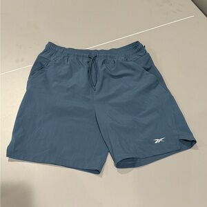 Reebok Men's Steel Blue Athletic Shorts